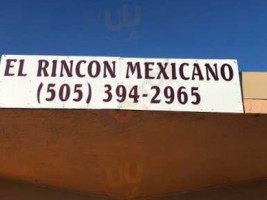 El Rincon Mexicano menu