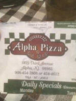 Alpha Pizza Sub Shop food