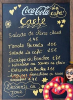 La Cafet' menu