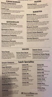 El Dorado Mexican menu