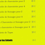 La Guinguette Aux Perroquets menu