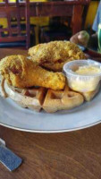 Rags Real Chicken Waffles food