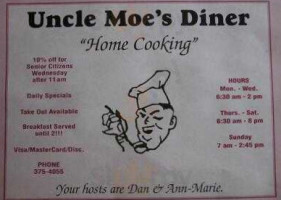 Uncle Moe's Diner inside