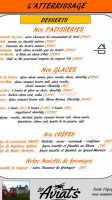 Les Aviat's menu