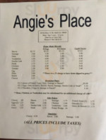 Angies Place menu