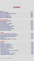 Bar Restaurant Chez Charlotte menu
