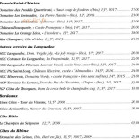 Les Marronniers Carta