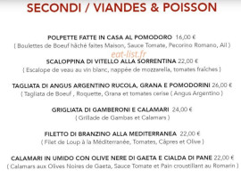 Casarella menu