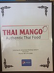 Thai Mango menu