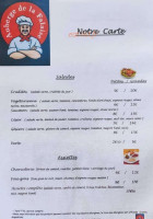 Auberge De La Falaise menu