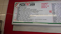 Pizza Show menu