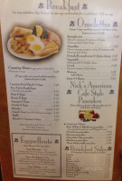 Nick's American Cafe menu