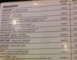 Pizzas Tipiz menu