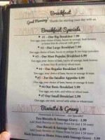 Dick Judy's menu