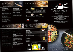 Asian Wok Sushi food