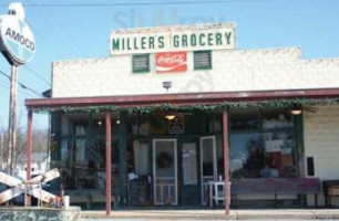 Miller's Grocery A Country Cafe outside