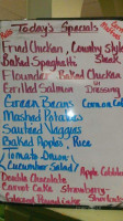 Deans Southern Bistro menu