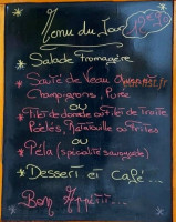 Bistrot De La Fontaine menu