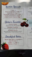 Gloria's menu