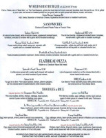 The Laughing Owl menu