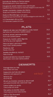 Le Brise-Miche menu