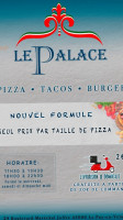 Le Palace Pizzeria menu