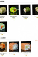 Sushi-caly menu