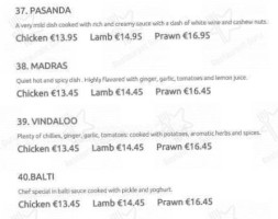 Mt. Everest Of Kathmandu Indian And Nepalese menu