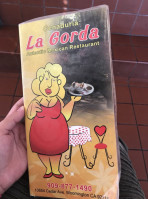 Cenaduria La Gorda menu