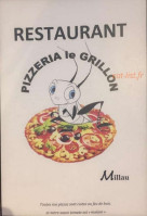 Le Grillon menu