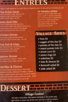 Village Pub menu