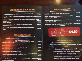 The Mollys menu