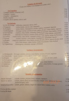 Creperie Brasserie L'Agora menu