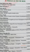 Pizzeria La Romana menu