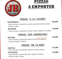 Le Jb menu