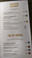 Altes Maedchen menu