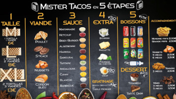 Mister Tacos food