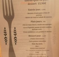 La Grisette menu