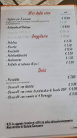 Pizzeria Grotta Azzurra menu