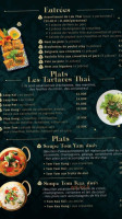 Lak Thai menu