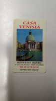 Casa Venisia menu