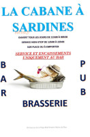 La Cabane A Sardines menu