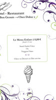 Le Bon Geours -Chez Duluc menu