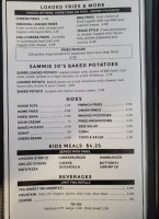 Sammie Jo's Bakery Diner menu