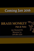 Brass Monkey Pub Patio menu