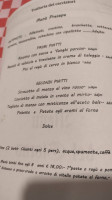 Trattoria Dei Cacciatori menu