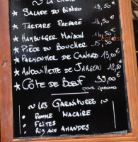 Le Bergerac menu