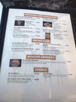 Don Ciro's menu