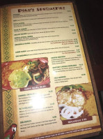 Polo's Mexican menu