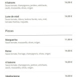 Il Mondo Della Pizza menu